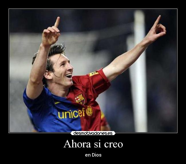 Ahora si creo - en Dios