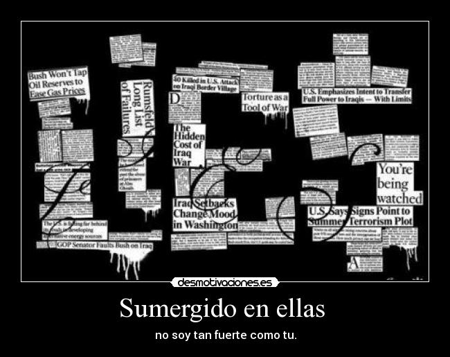 Sumergido en ellas -