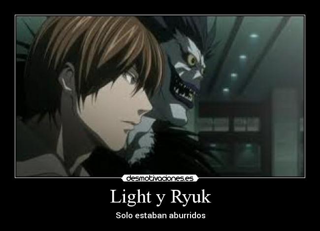 Light y Ryuk -