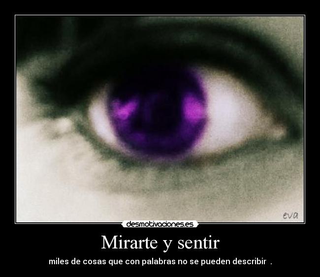 Mirarte y sentir - 