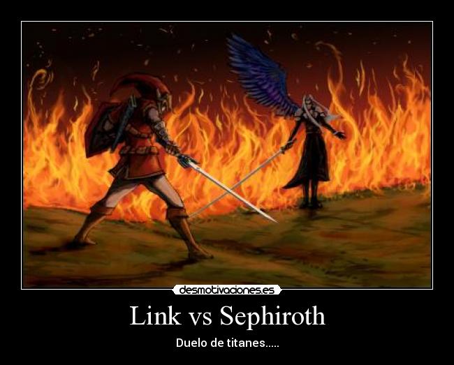 Link vs Sephiroth - 