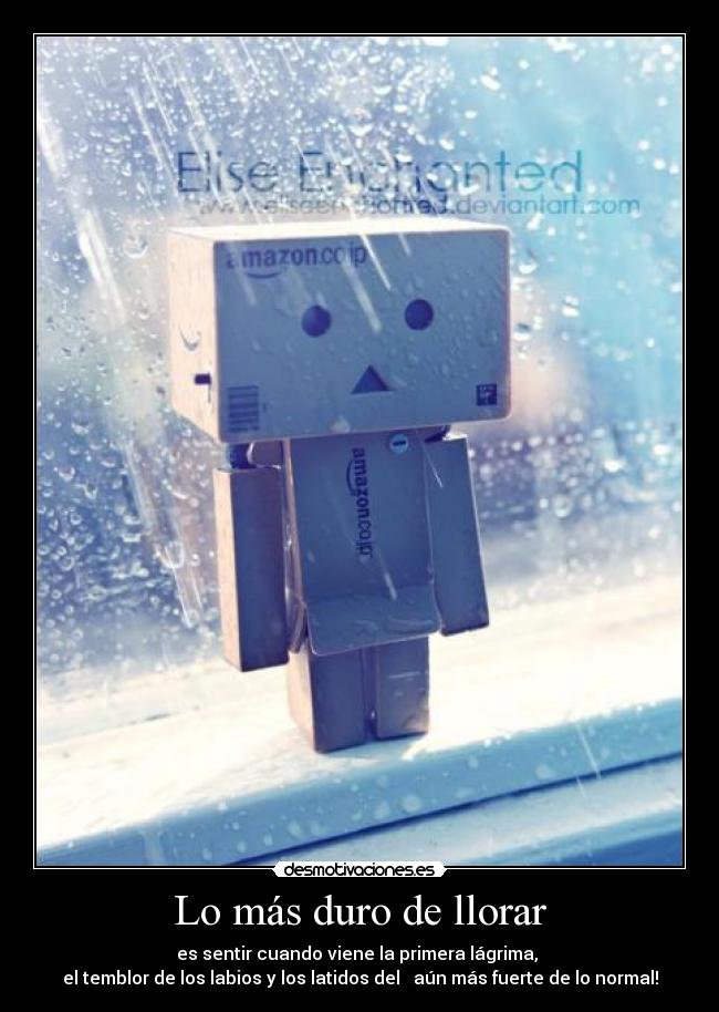 Lo más duro de llorar - 