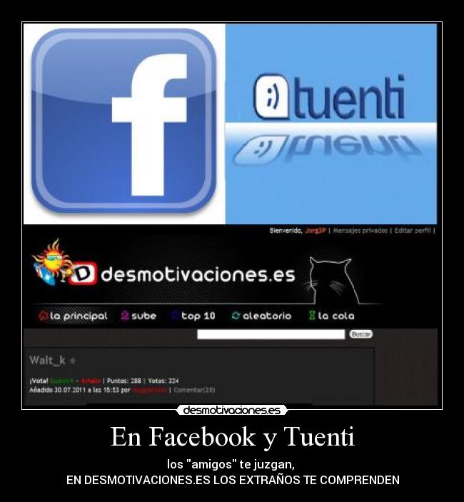 En Facebook y Tuenti - 