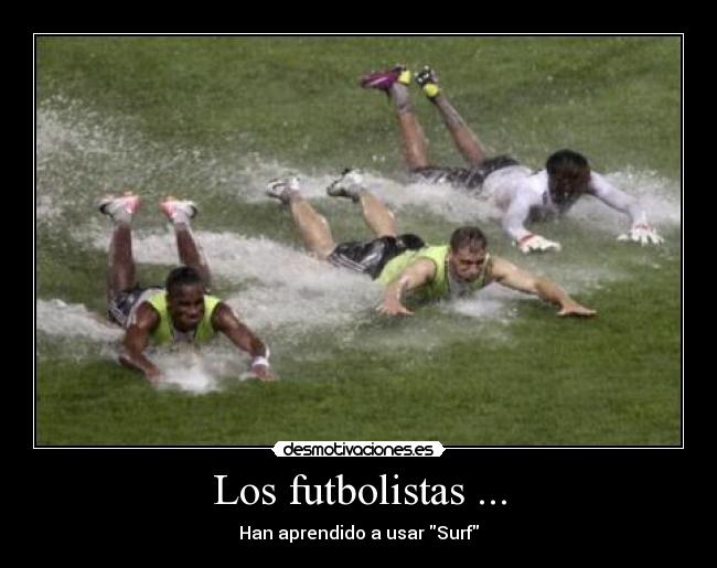 Los futbolistas ... - 