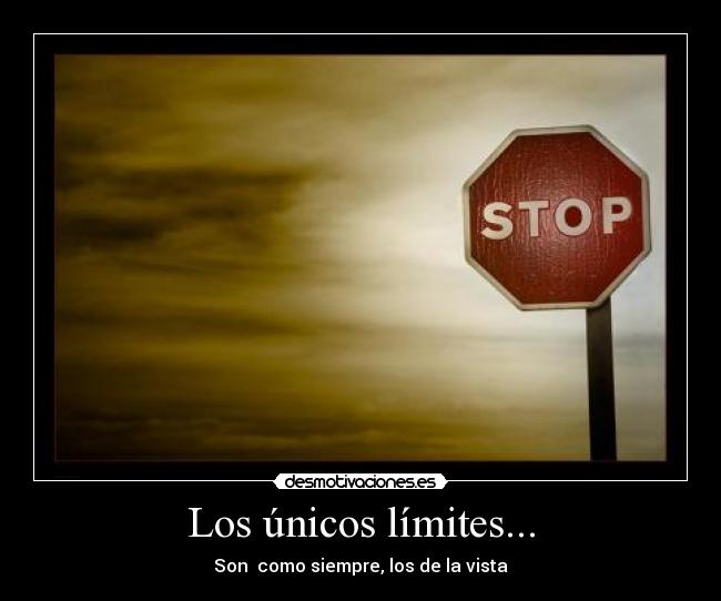 carteles los unicos limites desmotivaciones