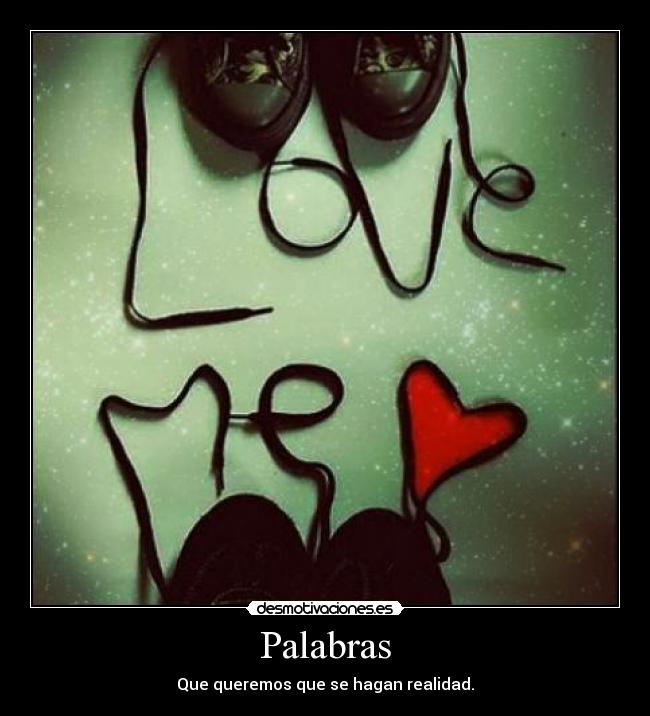 Palabras -