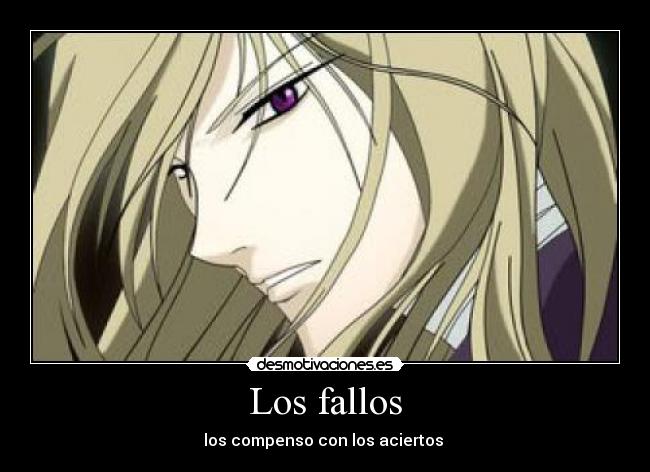 Los fallos - los compenso con los aciertos