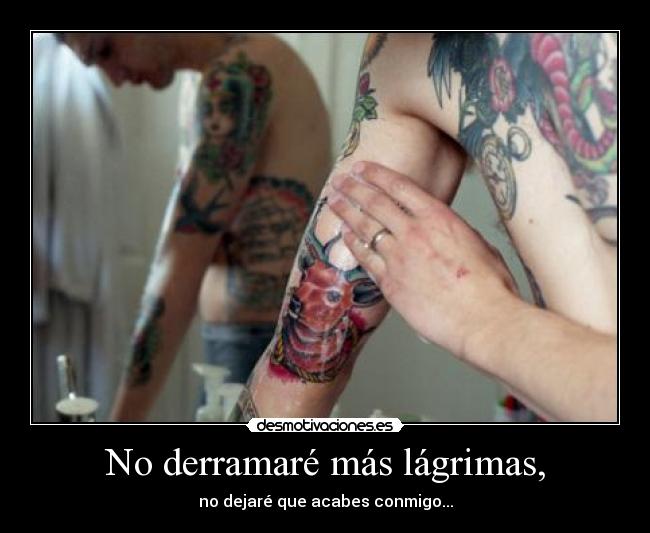 No derramaré más lágrimas, - 