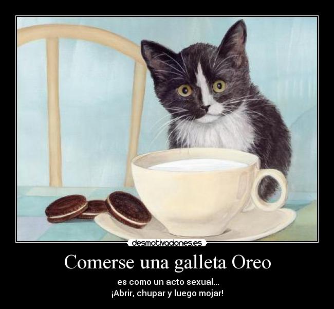 Comerse una galleta Oreo - 