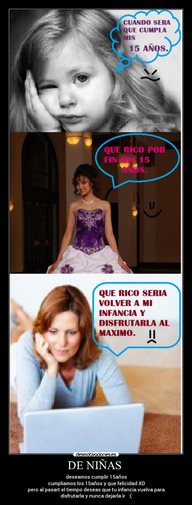 carteles ninas desmotivaciones