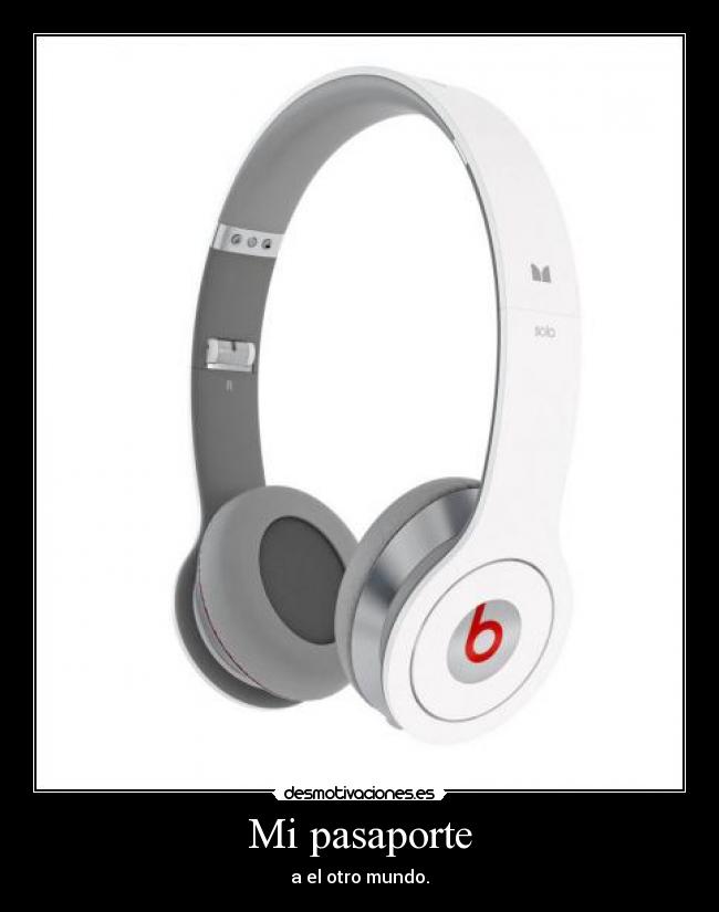 Mi pasaporte - a el otro mundo.