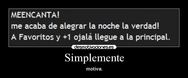 Simplemente -