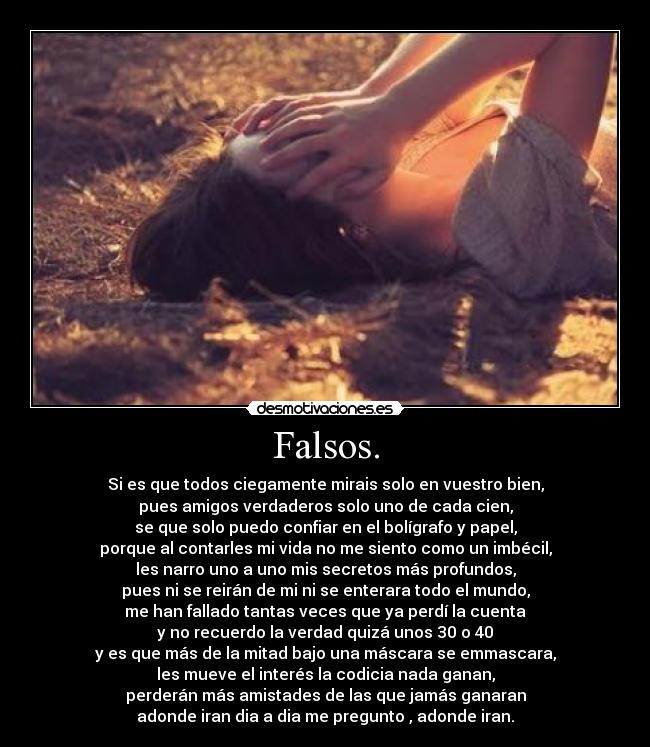 Falsos. - 