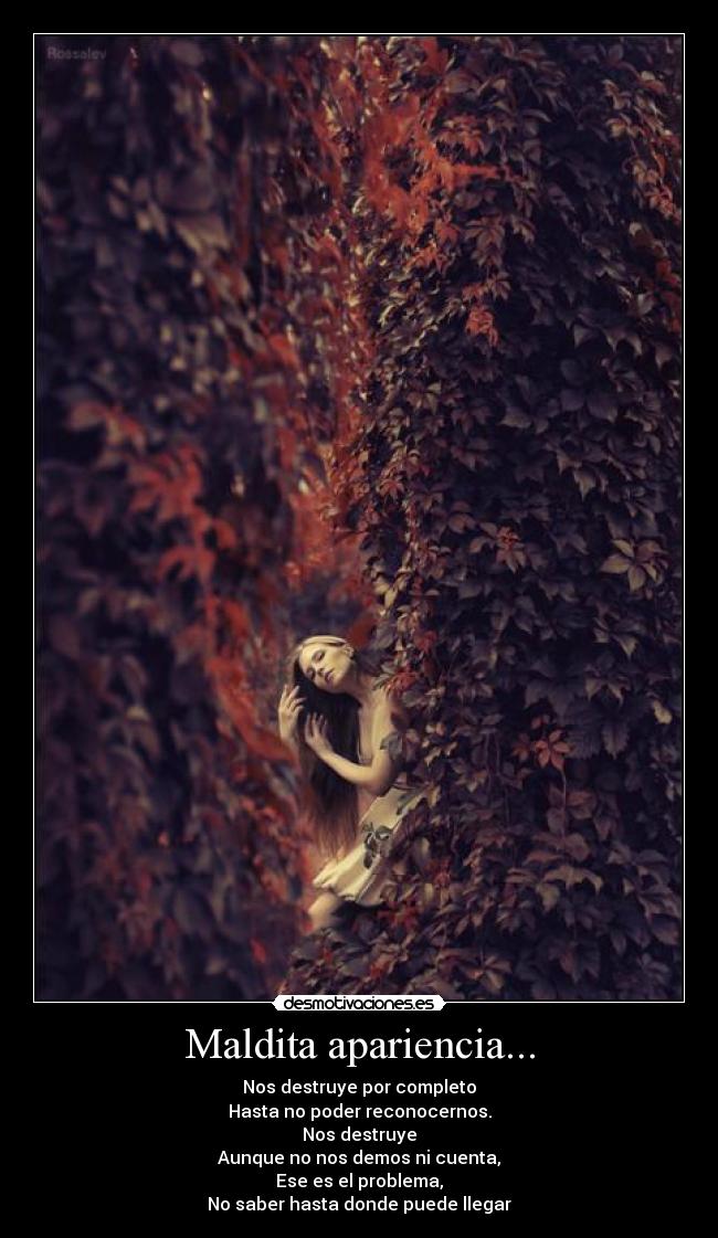 Maldita apariencia... -