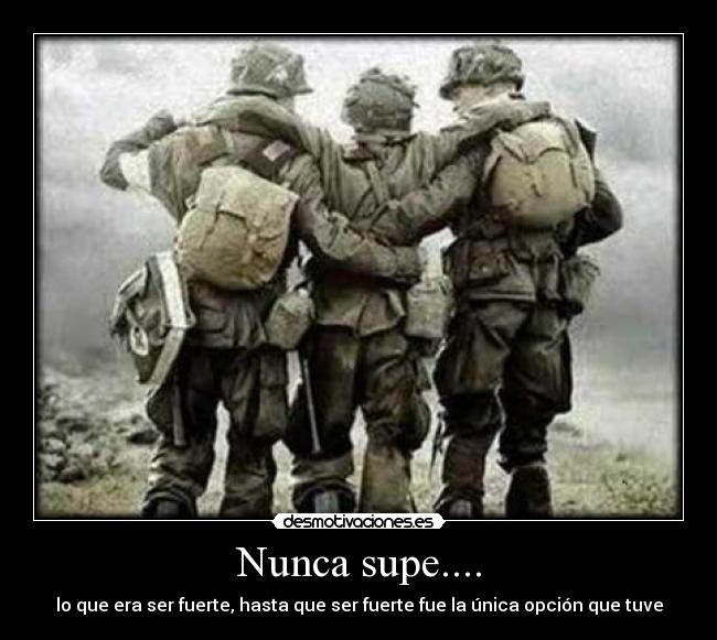 Nunca supe.... -