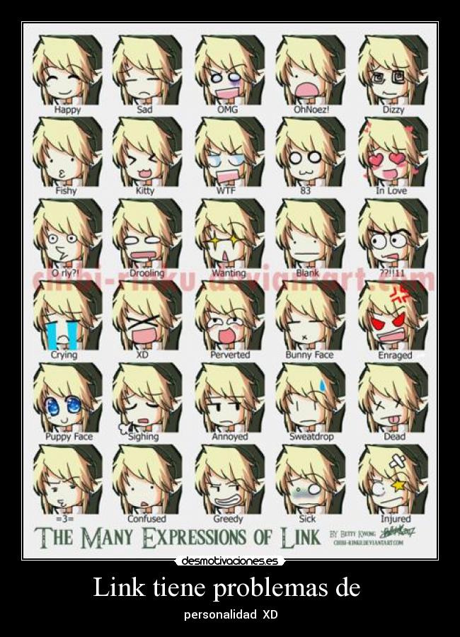 Link tiene problemas de - personalidad XD