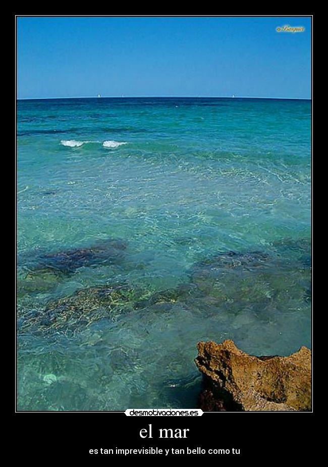 el mar - 