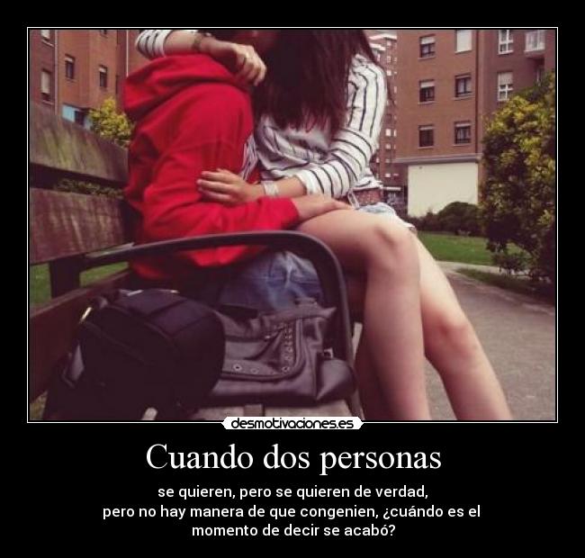 Cuando dos personas -