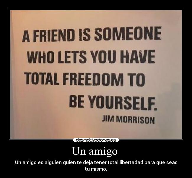 Un amigo  - 