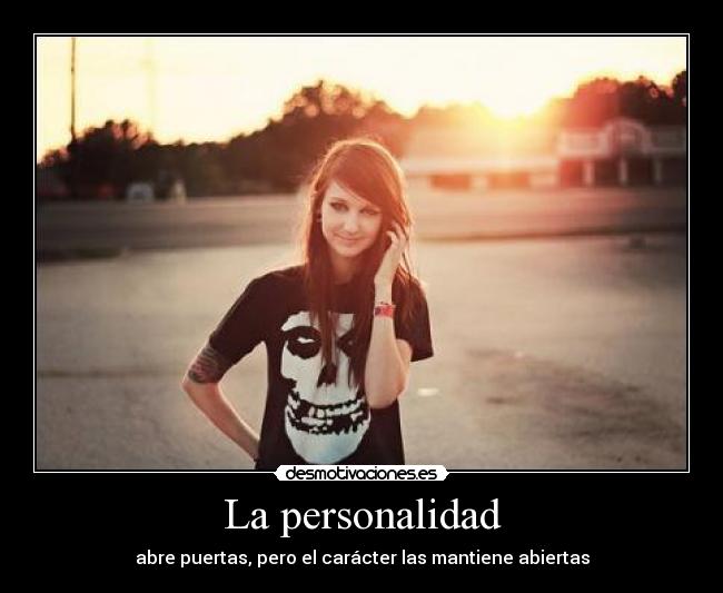 La personalidad -