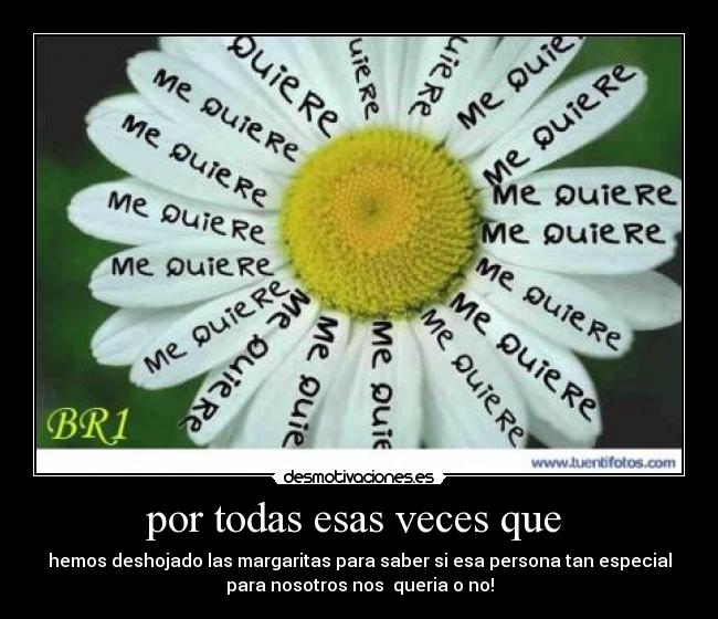 por todas esas veces que  - 