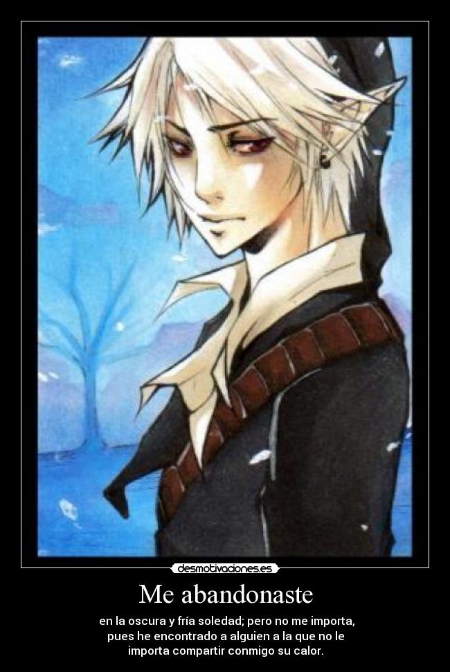 Me abandonaste -