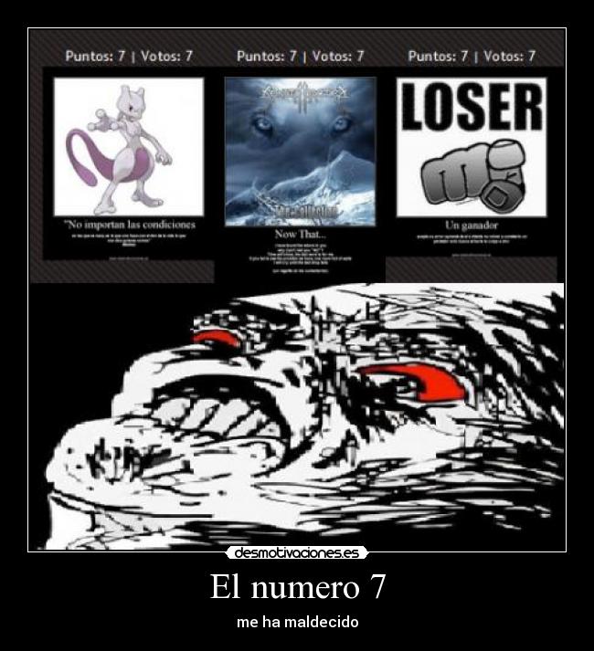 El numero 7 - me ha maldecido