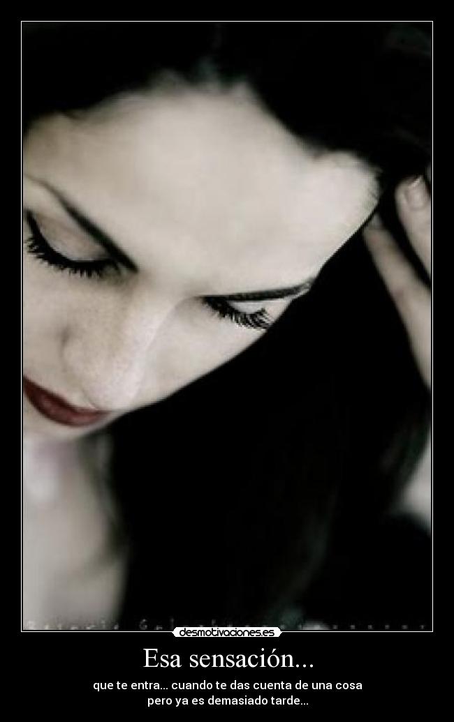Esa sensación... - 