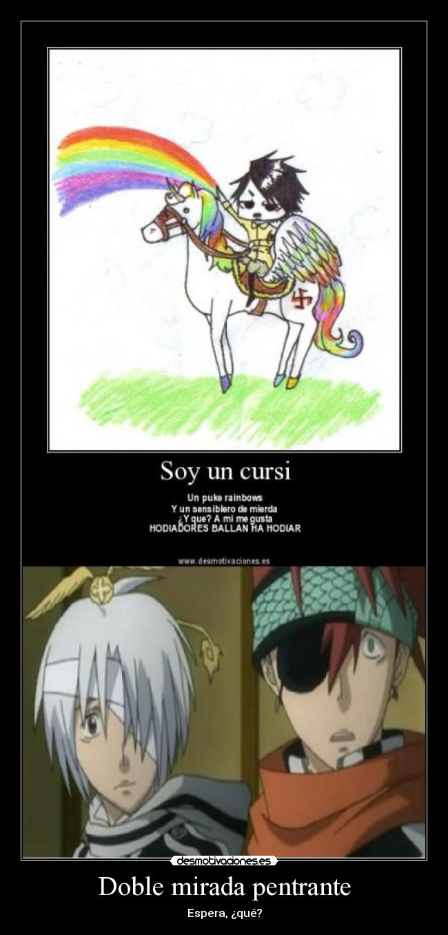 carteles allenfreeman1994 anime dgray-man allen lavi acaban ver cartel han quedado asi desmotivaciones