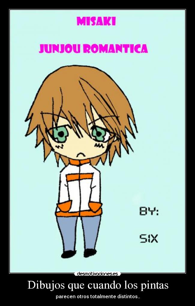 Dibujos que cuando los pintas - parecen otros totalmente distintos..