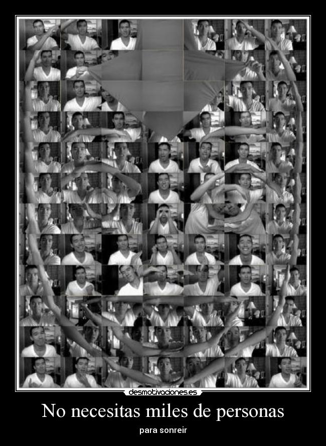 No necesitas miles de personas -