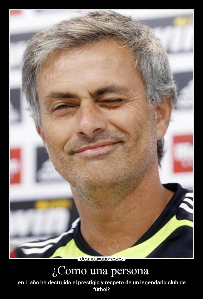 ¿Como una persona - en 1 año ha destruido el prestigio y respeto de un legendario club de fútbol?