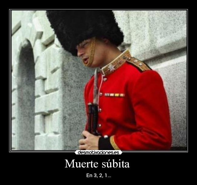Muerte súbita - En 3, 2, 1...