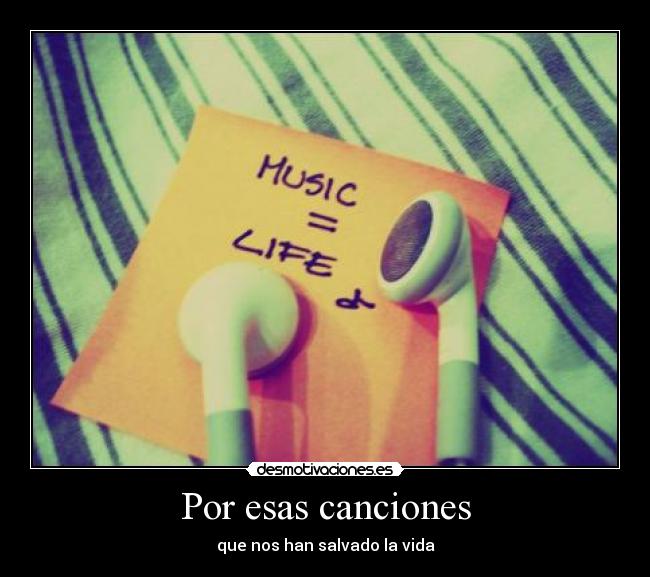 Por esas canciones -