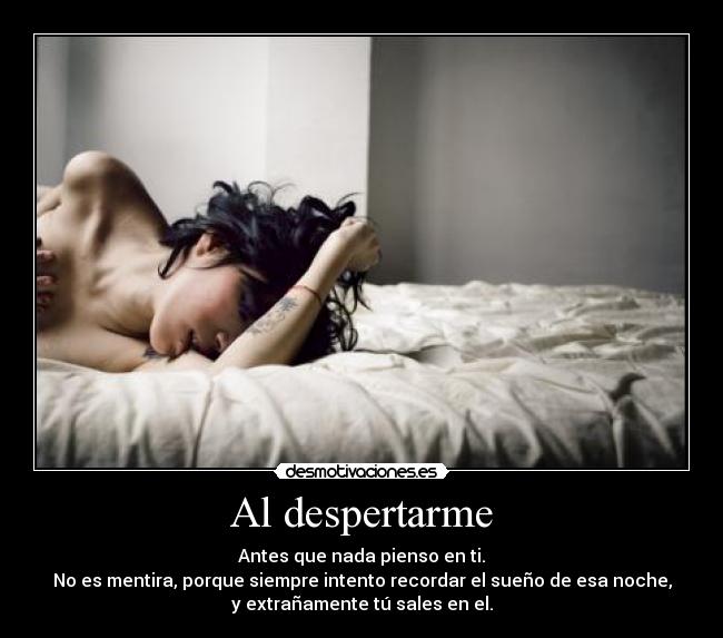 Al despertarme - 