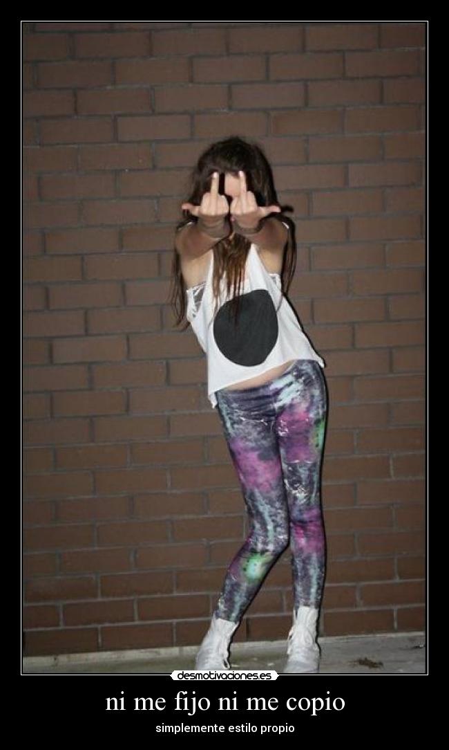 ni me fijo ni me copio - 