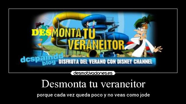 Desmonta tu veraneitor - 
