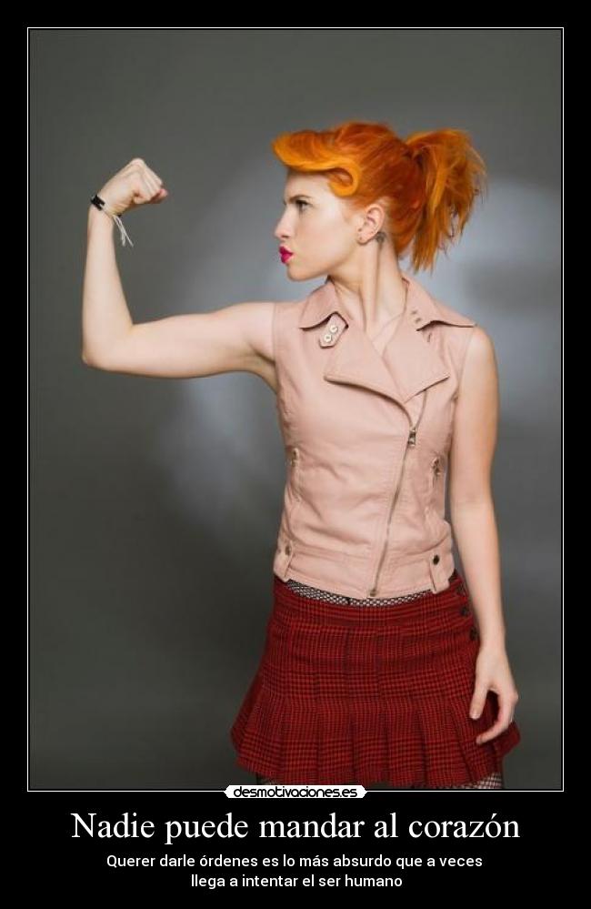 Nadie puede mandar al corazón - 