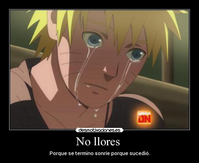No llores -