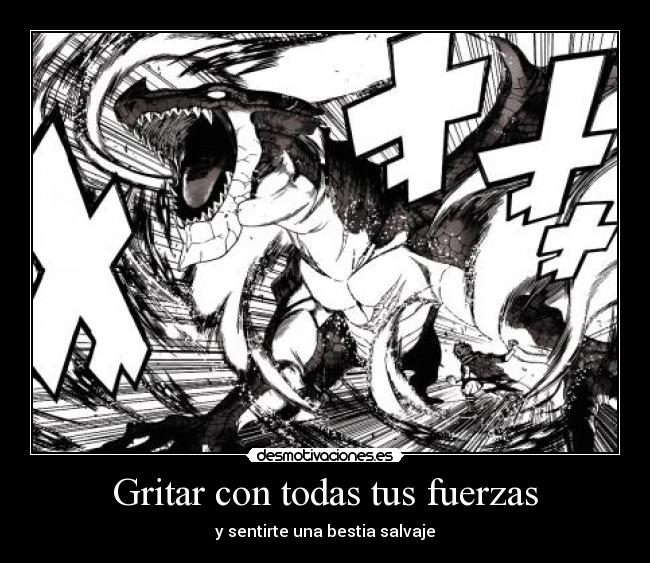 Gritar con todas tus fuerzas -