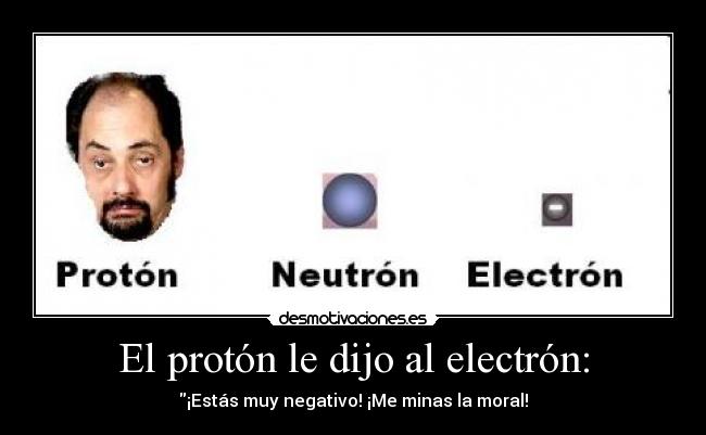 carteles proton dijo electron desmotivaciones