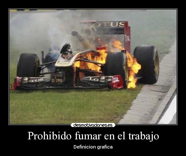 Prohibido fumar en el trabajo -