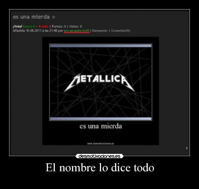 El nombre lo dice todo -