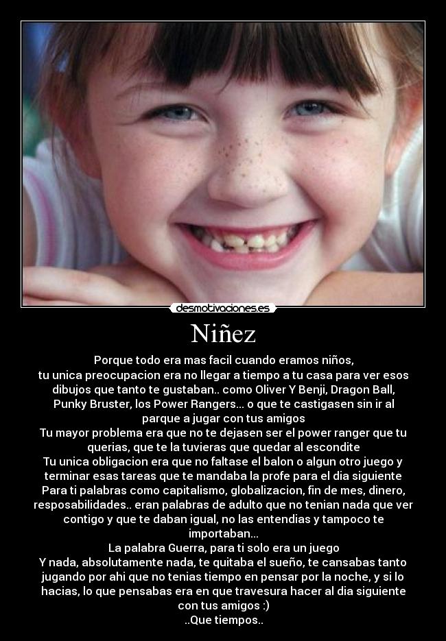 Niñez -