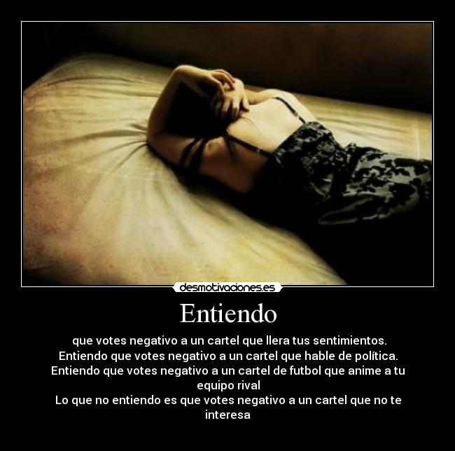 Entiendo -