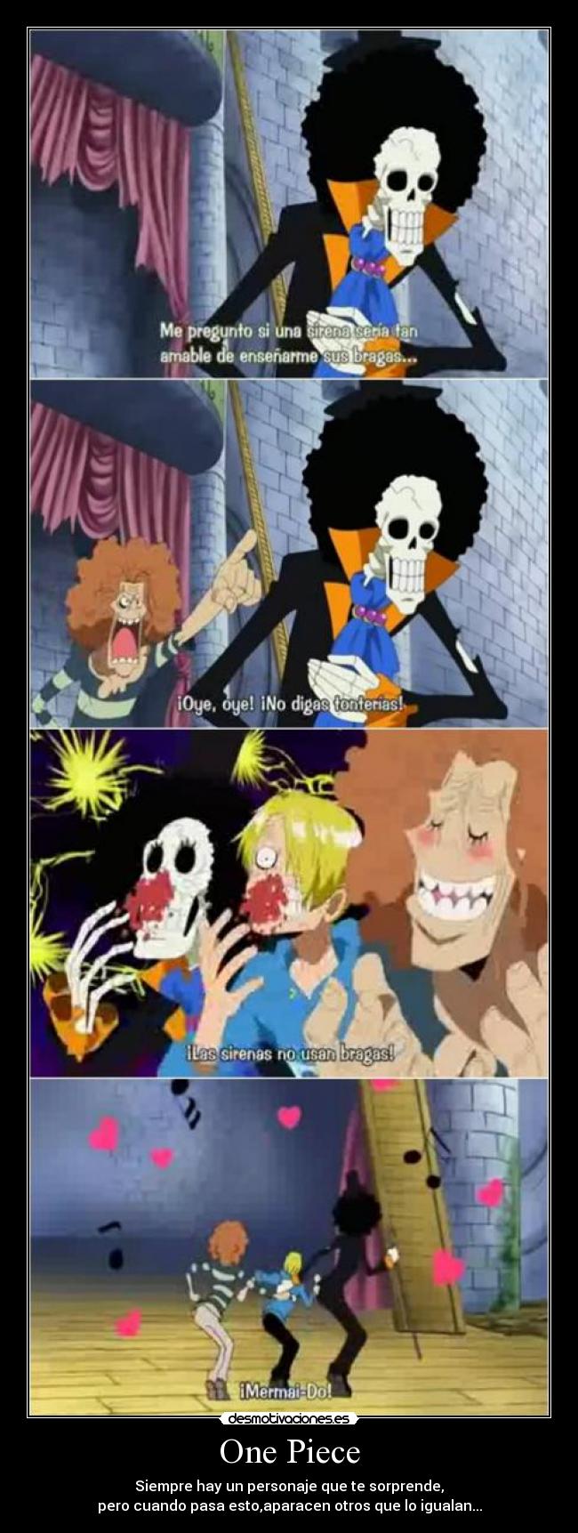 carteles one piece desmotivaciones