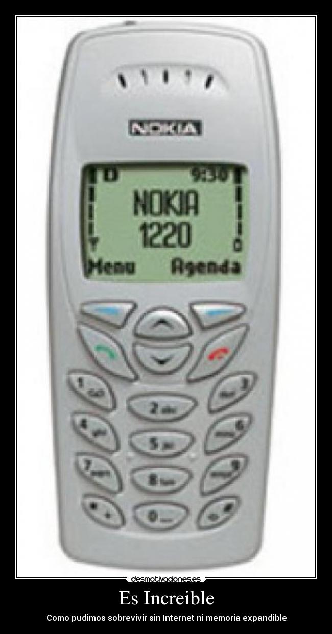 Es Increible - Como pudimos sobrevivir sin Internet ni memoria expandible