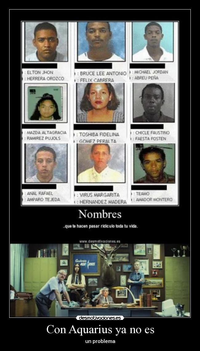 Con Aquarius ya no es - un problema