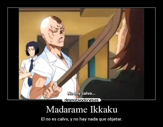 Madarame Ikkaku - El no es calvo, y no hay nada que objetar.