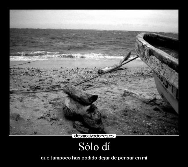 Sólo dí - 